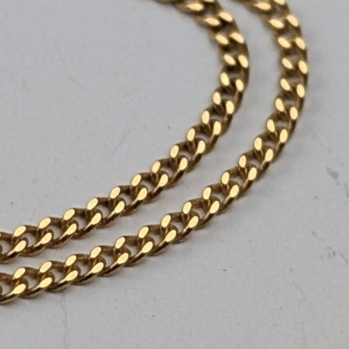 英国ヴィンテージ 9ctゴールド エナメル彩色 魚型ペンダント 9ctゴールドチェーン Carissima ケース入